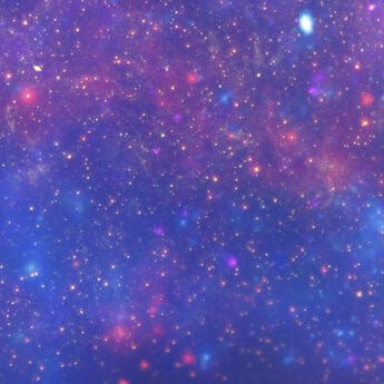 general pfp a purple and blue segment of milky way